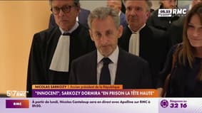 "Innocent", Sarkozy dormira "en prison la tête haute"