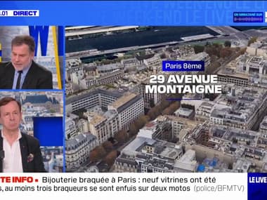 Une bijouterie du 8e arrondissement de Paris braquée par des individus armés