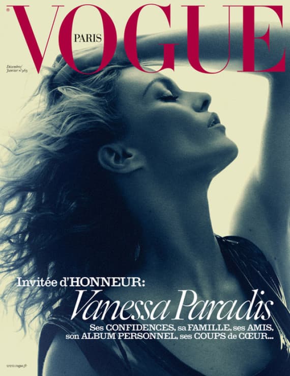 Vanessa Paradis Pose Nue En Couverture De Vogue