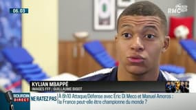 Kylian Mbappé: "Tu dois te faire plaisir, une finale de Coupe du monde, ce n'est qu'une fois dans une vie"