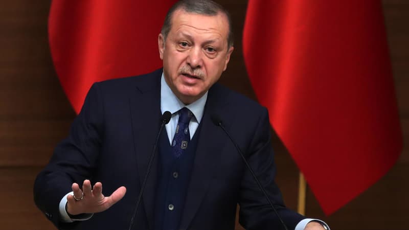 Le président turc Recep Rayyip Erdogan, le 20 décembre 2017 à Ankara. 