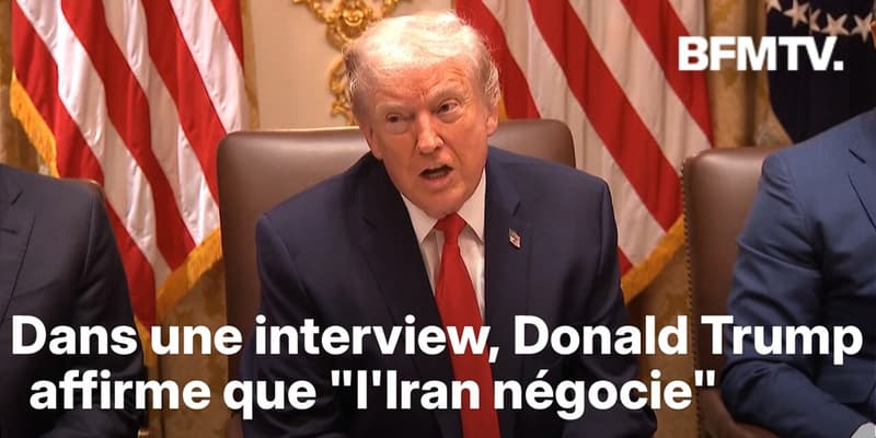 Dans une interview à Fox News, Donald Trump affirme que "l'Iran négocie"