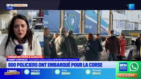 Marseille: 800 policiers ont embarqué pour sécuriser la visite papale en Corse