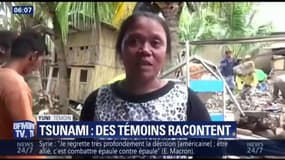 Des témoins du tsunami racontent: "l'eau est entrée rapidement et m'a trainé dehors"