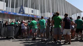 Des supporters de l'Irlande à Bordeaux