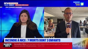 Pour Anthony Borré, premier adjoint à la mairie de Nice, la famille touchée par l'incendie serait une "victime innocente" 
