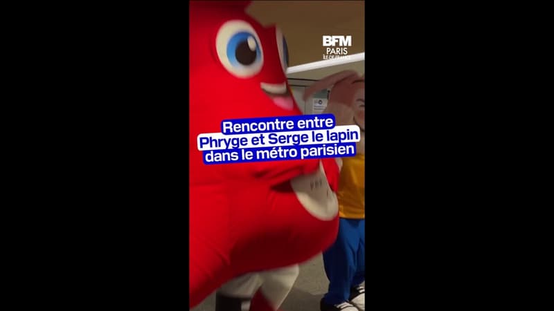 Rencontre entre Phryge et Serge le lapin dans le métro parisien