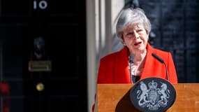 Theresa May annonçant sa démission le 24 mai 2019