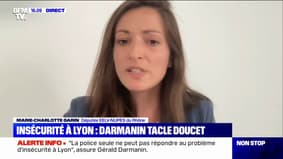 Insécurité à Lyon: "Sur les annonces que nous avons eues de monsieur Darmanin depuis 2 ans, il n'y a pas de résultat", regrette Marie-Charlotte Garin (EELV)