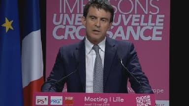 Manuel Valls à Lille, le 15 mai 2014.