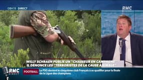 Willy Schraen, président de la fédération des chasseurs défie les "terroristes de la cause animale"