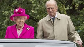 Le prince Philip et la reine Elizabeth II à Londres en 2016