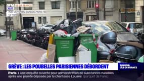 Paris: les poubelles débordent en raison d'une grève des conducteurs de camions-bennes