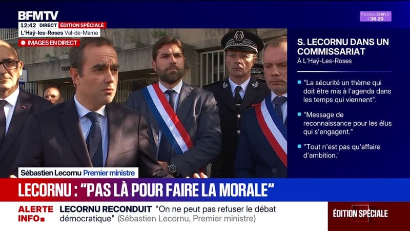 Sébastien Lecornu ne veut pas que ce gouvernement 