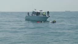 Franky Zapata sain et sauf après sa chute lors de sa tentative de traversée de la Manche