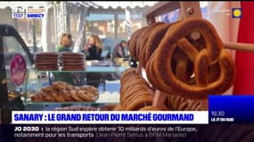 Sanary-sur-Mer: le grand marché gourmand de retour