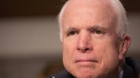 Le sénateur américain John McCain, le 14 mars 2017 à Washington