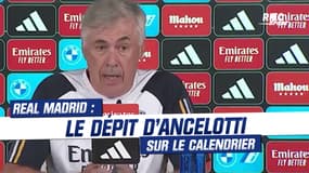 Real Madrid : Le dépit d'Ancelotti sur le calendrier et le temps additionnel allongé