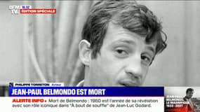 Mort de Jean-Paul Belmondo: Très ému, Philippe Torreton salue un "monument du cinéma français"