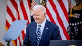 Joe Biden lors de son discours du 7 novembre 2024 à la Maison Blanche.