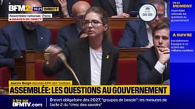 Aurore Bergé chahutée à l'Assemblée nationale lors de sa question sur l'antisémitisme