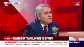 Xavier Bertrand: "Madame Le Pen n'a certainement pas envie que je fasse à la tête du gouvernement ou à la tête d'un ministère, ce que je fais dans la région des Hauts-de-France"