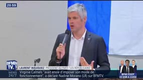 "Ceux qui font la politique la font uniquement guidés par un parcours", Laurent Wauquiez multiplie les allusions à Virginie Calmels