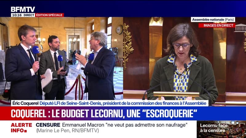 La France insoumise déposera "immédiatement" une nouvelle motion de censure si Sébastien Lecornu utilise également le 49.3 pour la partie dépense du budget de l'État