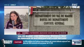 L'administration française estime que l'infirmière travaille trop et ne respecte pas la loi, l'empêchant ainsi d'obtenir sa naturalisation.