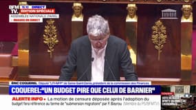 Éric Coquerel, président de la Commission des Finances à l'Assemblée: "Un budget encore plus austéritaire et plus nocif pour le pays que ce que projetait Michel Barnier"