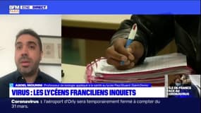 Confinement: dans certains établissements d'Ile-de-France, "la continuité pédagogique se fait a minima", explique un professeur de Seine-Saint-Denis