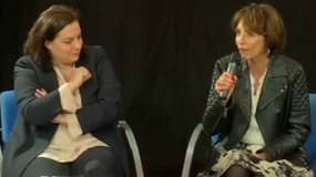 Marisol Touraine à la réunion publique "Hé Oh la Gauche!" à Saint-Germain-des-Prés, le lundi 25 avril 2016