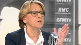 Marylise Lebranchu sur le plateau de BFMTV-RMC, mardi 16 juin 2015