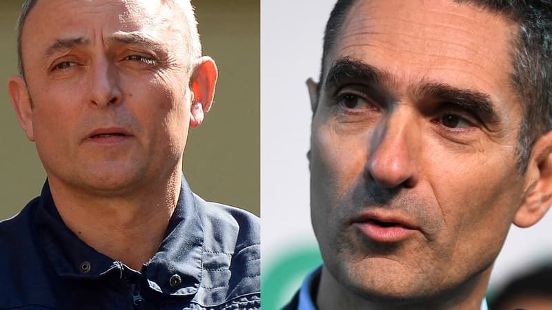 Hubert Bonneau, le nouveau directeur de la gendarmerie nationale et Louis Laugier le nouveau directeur de la police nationale.
