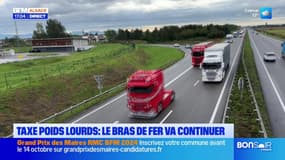 Taxe poids lourds: le bras de fer va continuer