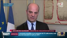 Jean-Michel Blanquer, a évoqué hier soir les hypothèses de reprise progressive dans les écoles
