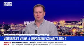 Voitures et vélos dans Paris: "Aujourd'hui, le vélo est incontournable", déclare Jean-Sébastien Catier, porte-parole de l'association "Paris en Selle"
