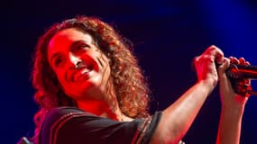 La chanteuse israélo-américaine, Achinoam Nini, alias Noa lors d'un concert au Mexique le 1er décembre 2013.