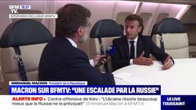 "Nous sommes à un point d'inflexion": pour Emmanuel Macron, la guerre en Ukraine "ne se finira qu'autour d'une table"