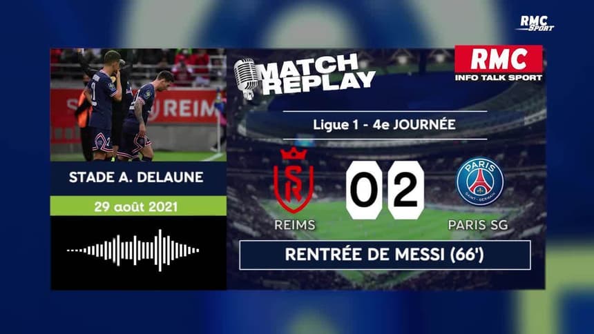 Reims 0 2 Psg Double De Mbappe Rentree De Messi Le Goal Replay Avec Les Commentaires De Rmc