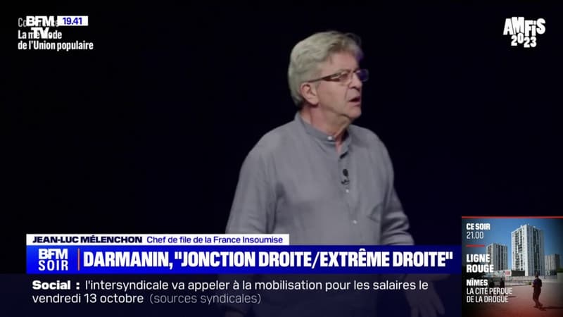 Jean-Luc Mélenchon sur Gérald Darmanin: 