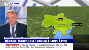 Ukraine: une frappe à l'est du pays tue 15 civils