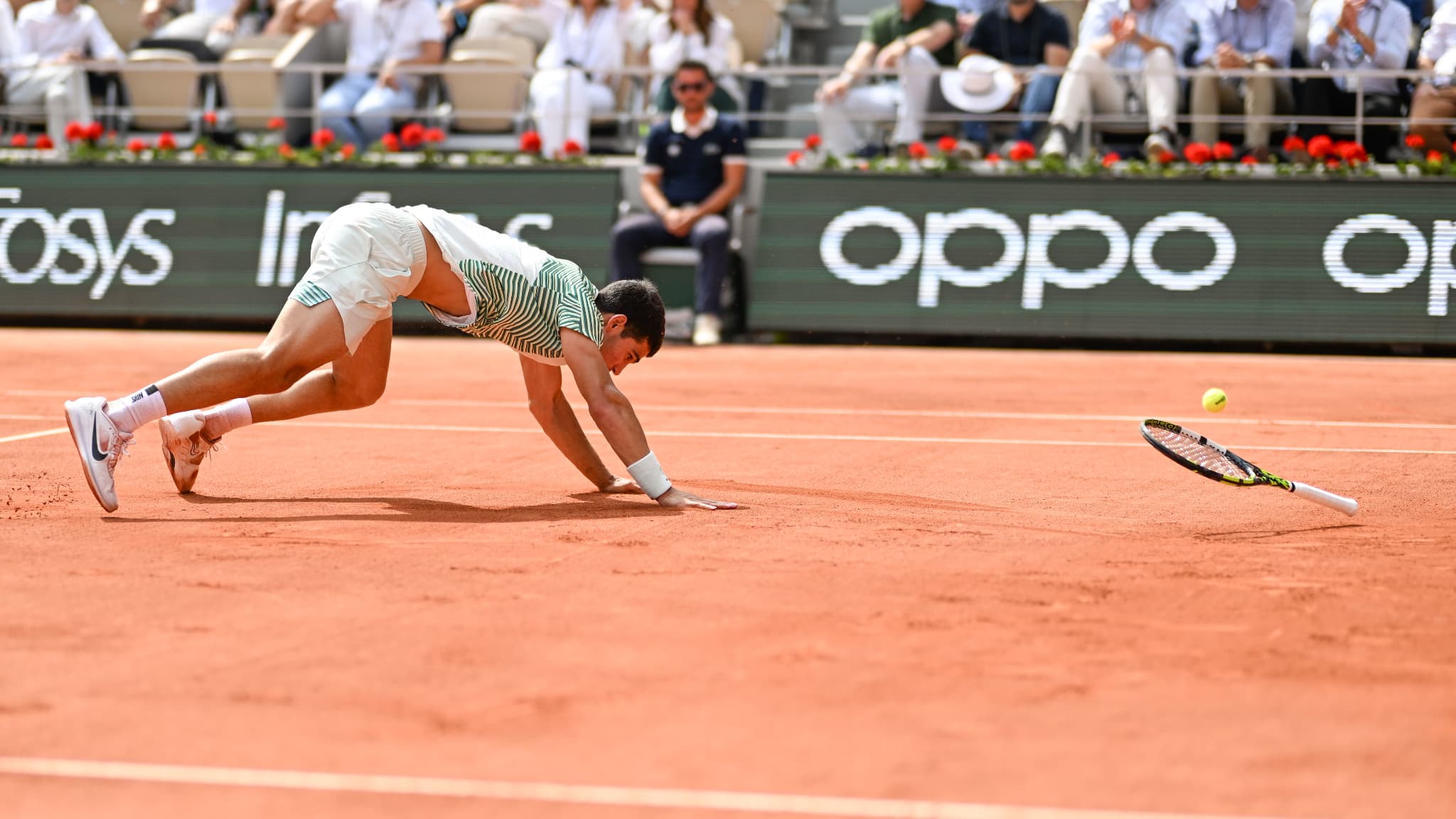 Carlos Alcaraz à Roland-Garros, le 9 juin 2023.