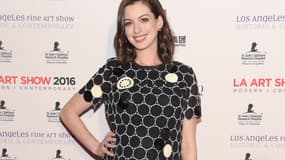 Anne Hathaway en janvier 2016