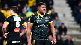 Jonathan Danty lors de la rencontre face à l'Aviron Bayonnais en Top 14, le 11 novembre 2023