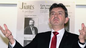 Jean-Luc Mélenchon, lors d'une visiste au Musée Jaurès à Castres, le 24 avril dernier.