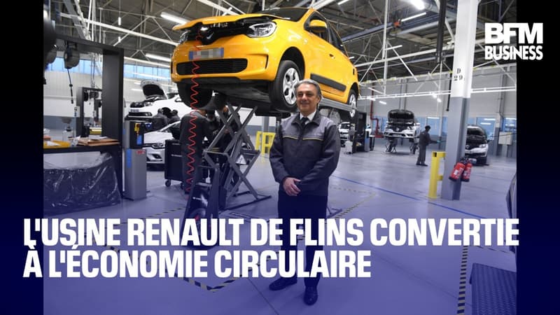 L'usine Renault de Flins convertie à l'économie circulaire