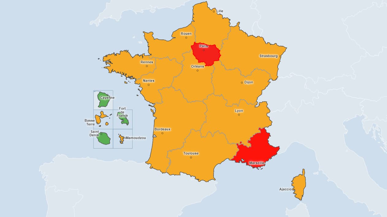 L'Ile-de-France est en alerte épidémique pour la grippe saisonnière. L'Ile-de-France est en alerte épidémique pour la grippe saisonnière.