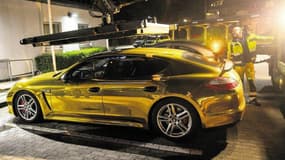 La Panamera dorée confisquée par la police de Hambourg
