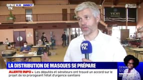 Laurent Wauquiez: "Un masque sera distribué à chaque enfant mardi dans les transports" en Auvergne-Rhône-Alpes